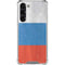 Russian Flag Distressed Galaxy S24 FE Clear Case